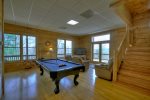 Blue Jay Cabin - Lower Level Pool Table